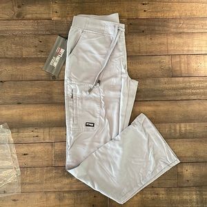 GREYS ANATOMY 6 pocket scrub pants Gray/purple XS